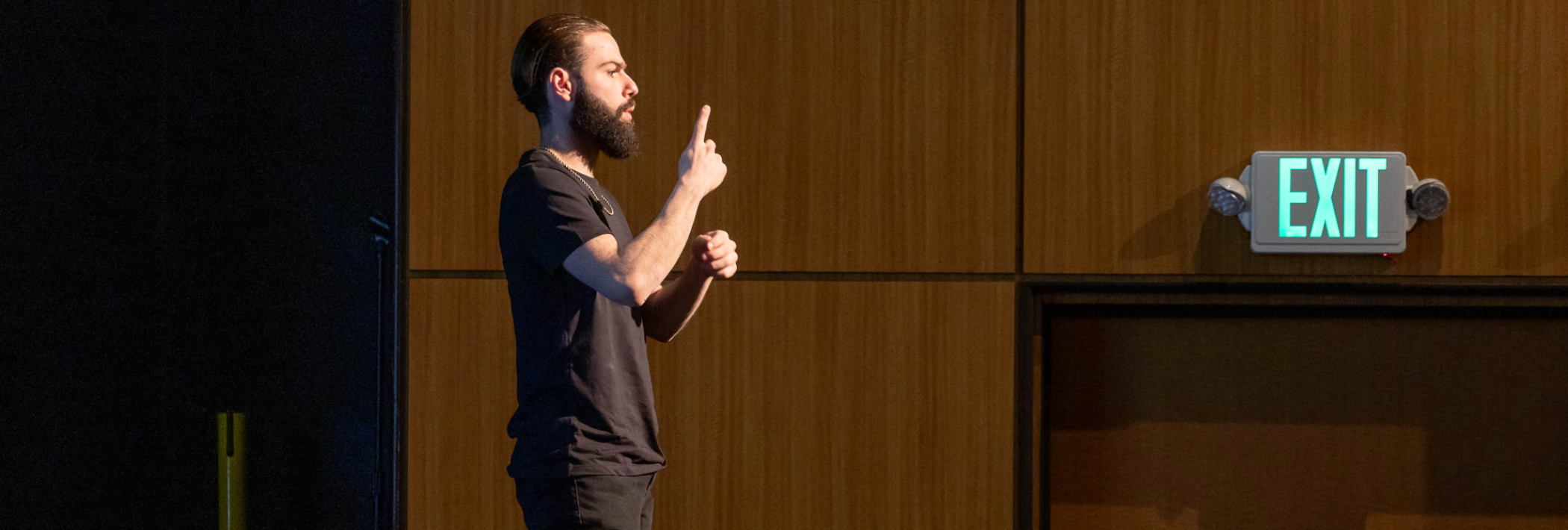 Sign Language Interpreter at 135th Faculty Research Lecture