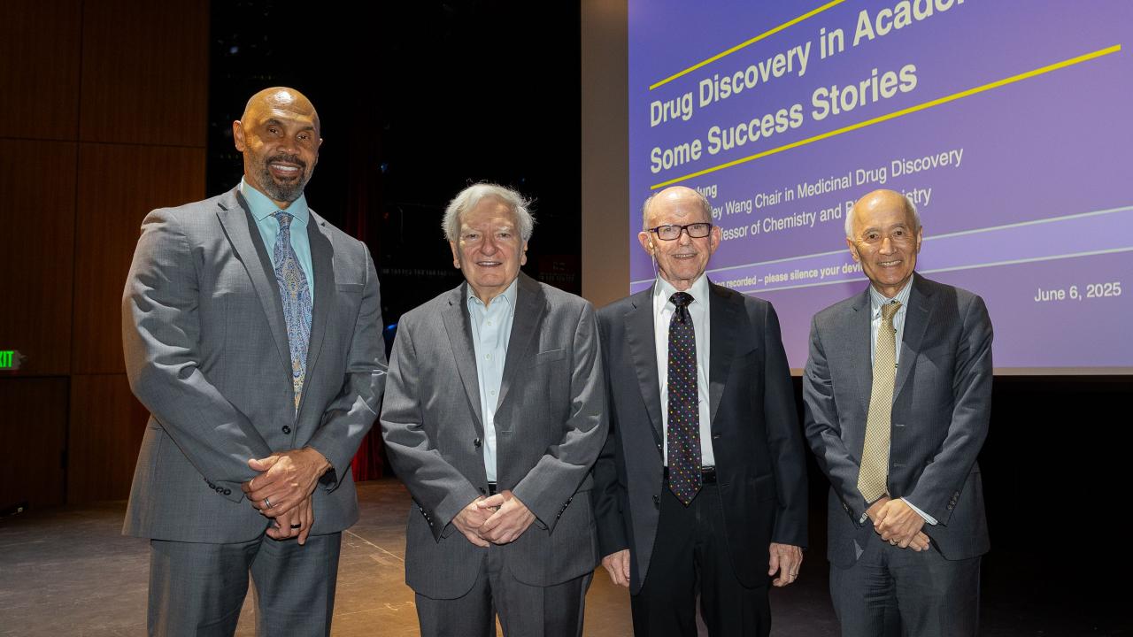 Group photo with Michael E. Jung