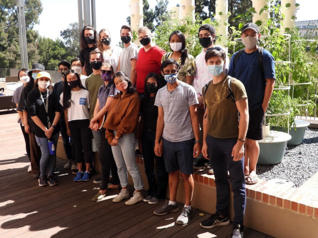 Group Photo of INFEWS Students Outside