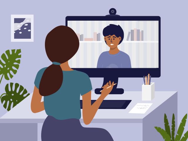 Teletherapy illustration